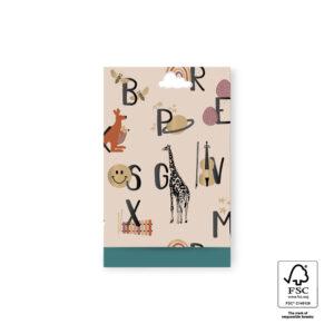 cadeauzakje letters